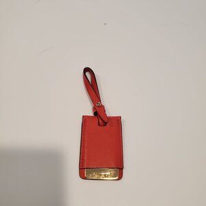 new Tumi Red Bag Hang Tag